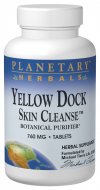 PLANETARY HERBALS: YELLOW DOCK SKN CLEANS 60 60 BNS